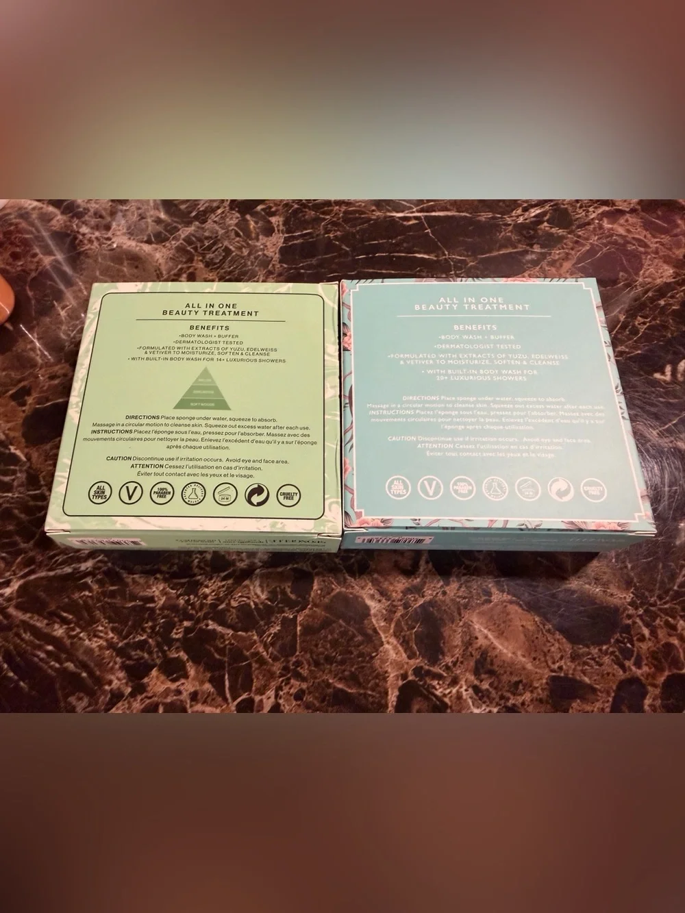 Spongellé Edelweiss & Mystic Oud Infused Body Wash Buffers
